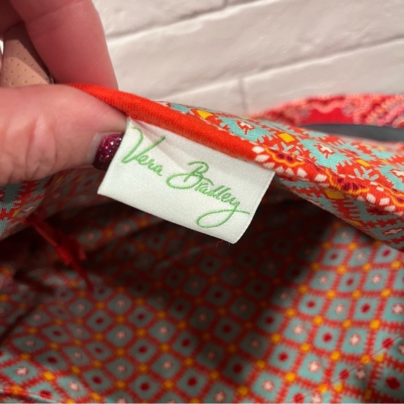 Vera Bradley paprika pattern saddle up crossbody bag LIKE NEW - Picture 13 of 15